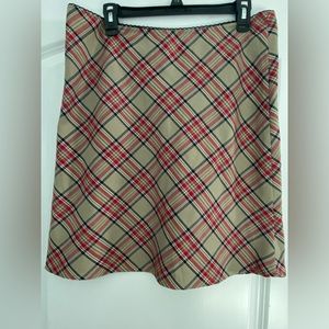 Vintage Plaid Mini Skirt